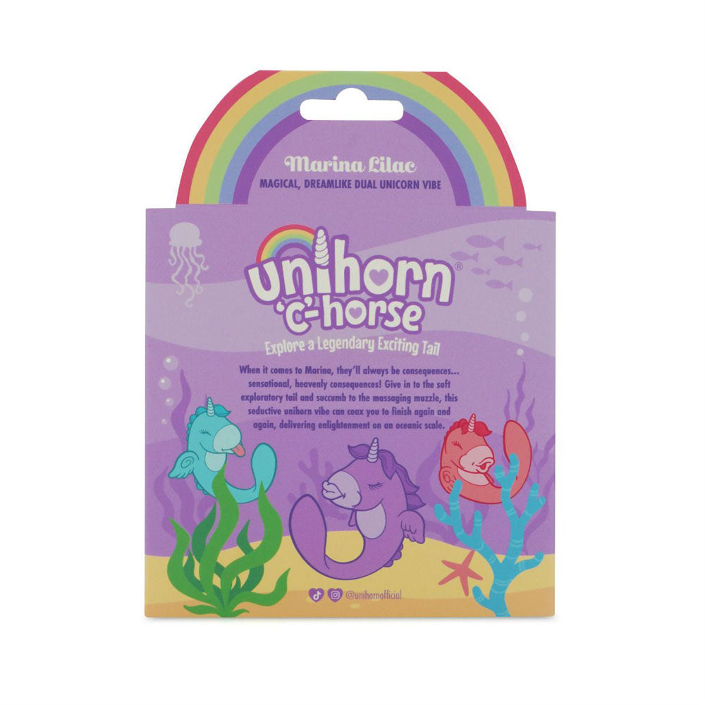 Unihorn - C Horse - Marina Lilac - Lilac USB Rechargeable Dual Unicorn Vibrator Creative Conceptions