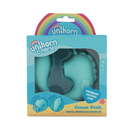 Unihorn - C Horse - Ocean Peak - Ocean Peak USB Rechargeable Dual Unicorn Vibrator Blue - Club X