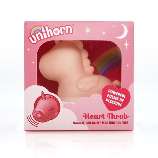 Unihorn - Heart Throb - Coral USB Rechargeable Flicking Stimulator CreativeC