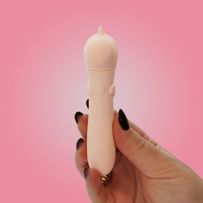 Unihorn - USB Bullet - Heart Throb - Coral USB Rechargeable Vibrating Bullet Creative Conceptions
