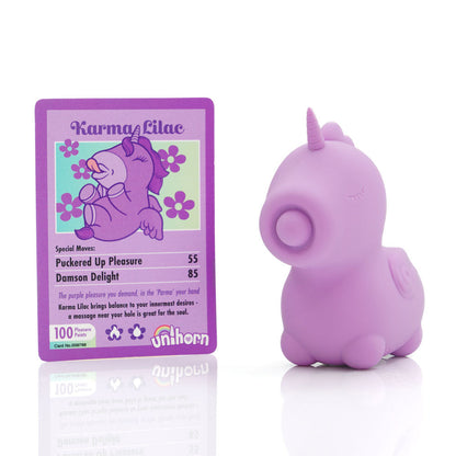 Unihorn - Karma Lilac - Lilac USB Rechargeable Flicking Stimulator Creative Conceptions