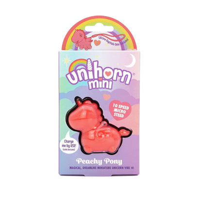 Unihorn Mini - Peachy Pony - Peach USB Rechargeable Stimulator Creative Conceptions