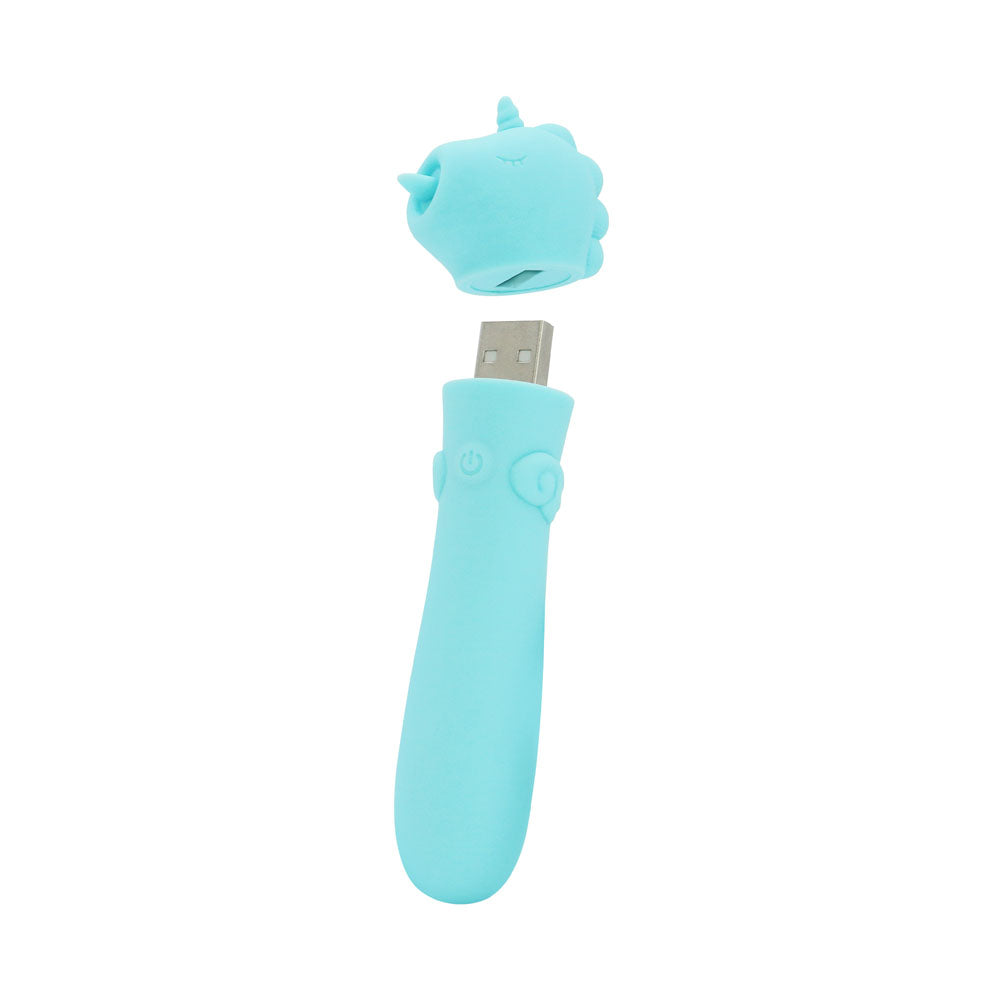 Unihorn - USB Bullet - Mount'n Peak - Teal USB Rechargeable Vibrating Bullet Creative Conceptions