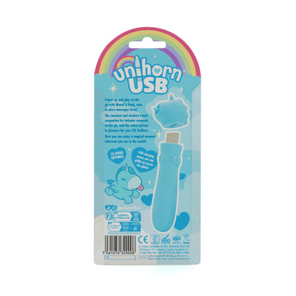 Unihorn - USB Bullet - Mount'n Peak - Teal USB Rechargeable Vibrating Bullet Creative Conceptions