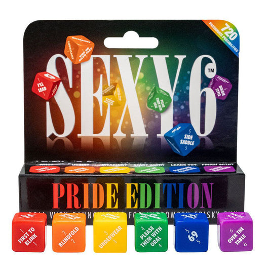 Sexy 6 - Pride Edition - Couples Dice Game Default Title - Club X