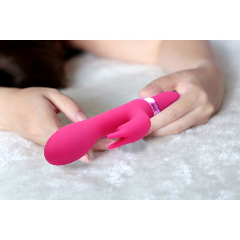 Vive Zosia - Pink 21.3 cm USB Rechargeable Rabbit Vibrator Shots Toys