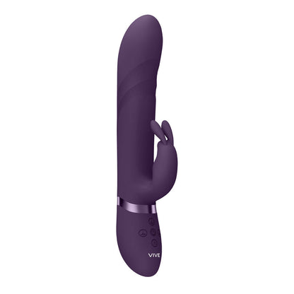 VIVE Nari - Purple - Purple 24.1 cm USB Rechargeable Rabbit Vibrator Shots Toys