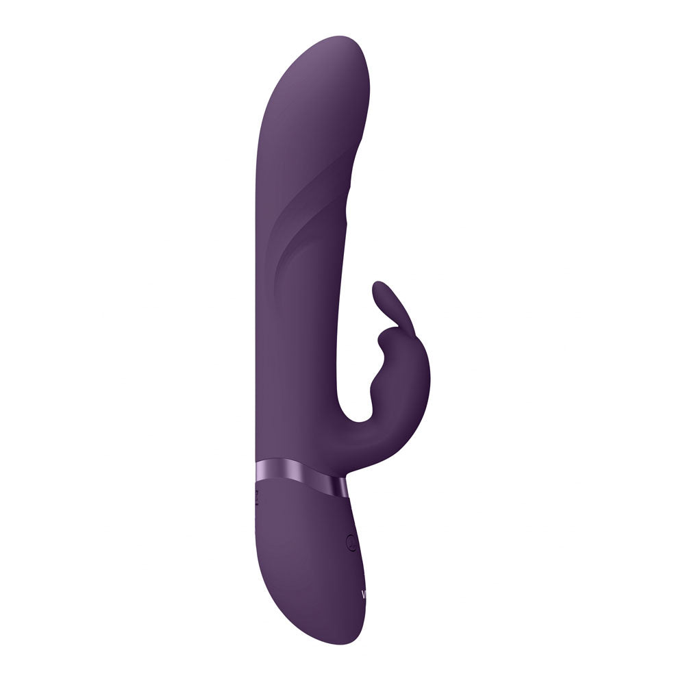 VIVE Nari - Purple - Purple 24.1 cm USB Rechargeable Rabbit Vibrator Shots Toys