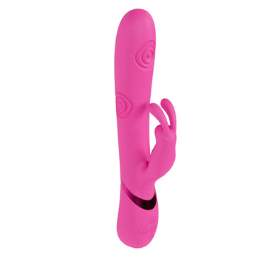 VIVE Mimi - Pink - Pink 25 cm USB Rechargeable Vibrating & Tapping Rabbit Vibrator Shots Toys