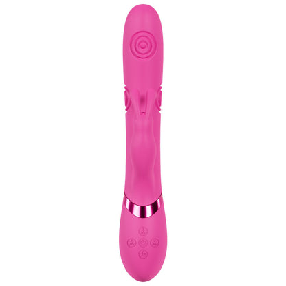 VIVE Mimi - Pink - Pink 25 cm USB Rechargeable Vibrating & Tapping Rabbit Vibrator Shots Toys