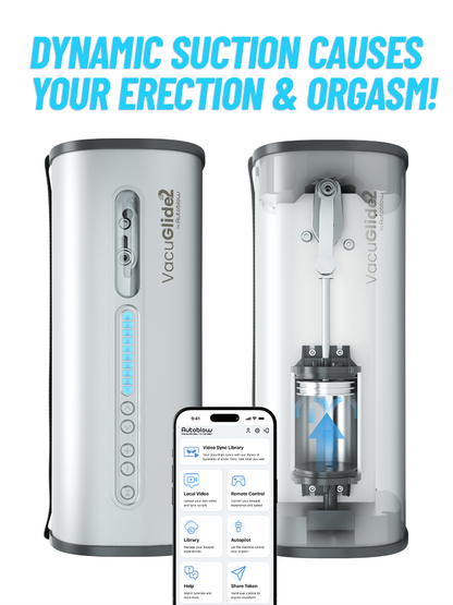 VacuGLIDE 2 by Autoblow - Suction-Aided Milking Machine Autoblow