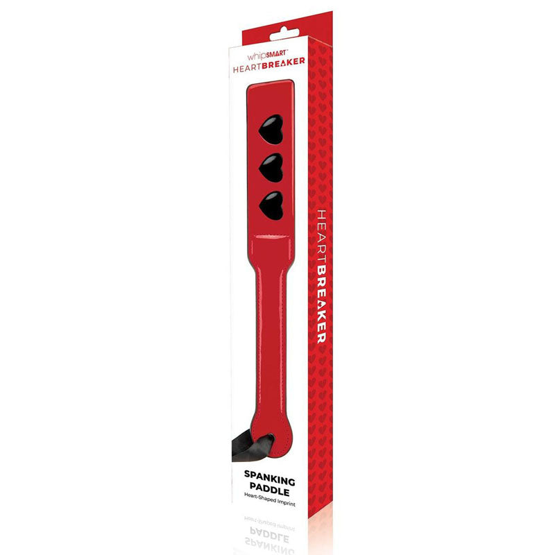 WhipSmart Heartbreaker Spanking Paddle - Red Spanking Paddle WhipSmart