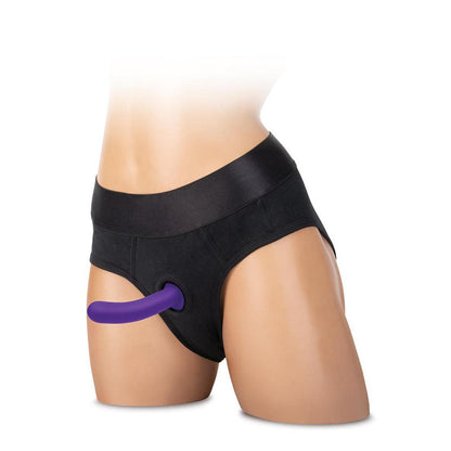 WhipSmart 5'' Slimline Rechargeable Vibrating Dildo - Purple 12.7 cm USB Rechargeable Dildo WhipSmart