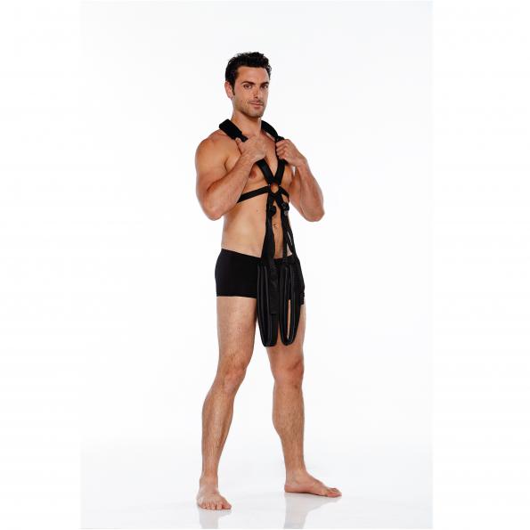 WhipSmart Body Swing - Black Body Swing Harness WhipSmart