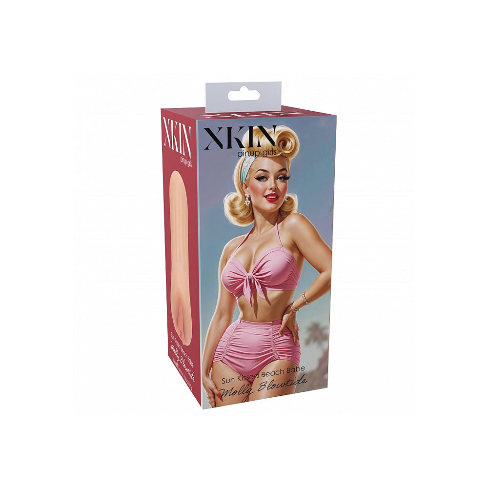 XKIN PinUp Girls - Molly Blowtide - Flesh 12 cm Vagina Stroker Shots Toys