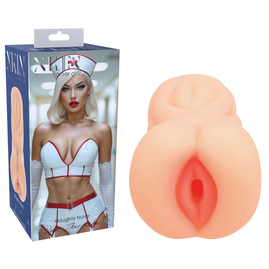 XKIN Tiffany Throatcheck Flesh 12cm vagina stroker - ClubX Australia