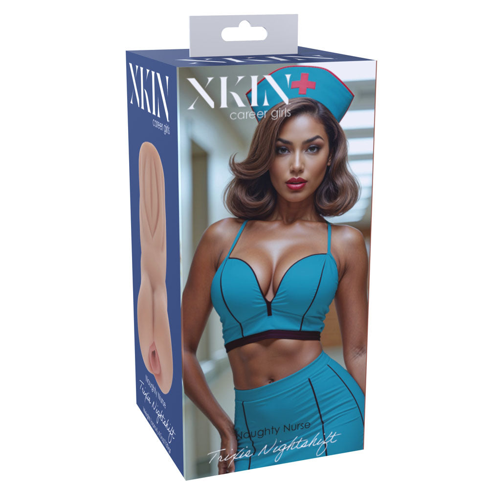 XKIN PinUp Girls - Trixie Nightshift - Tan 12 cm Vagina Stroker Shots Toys