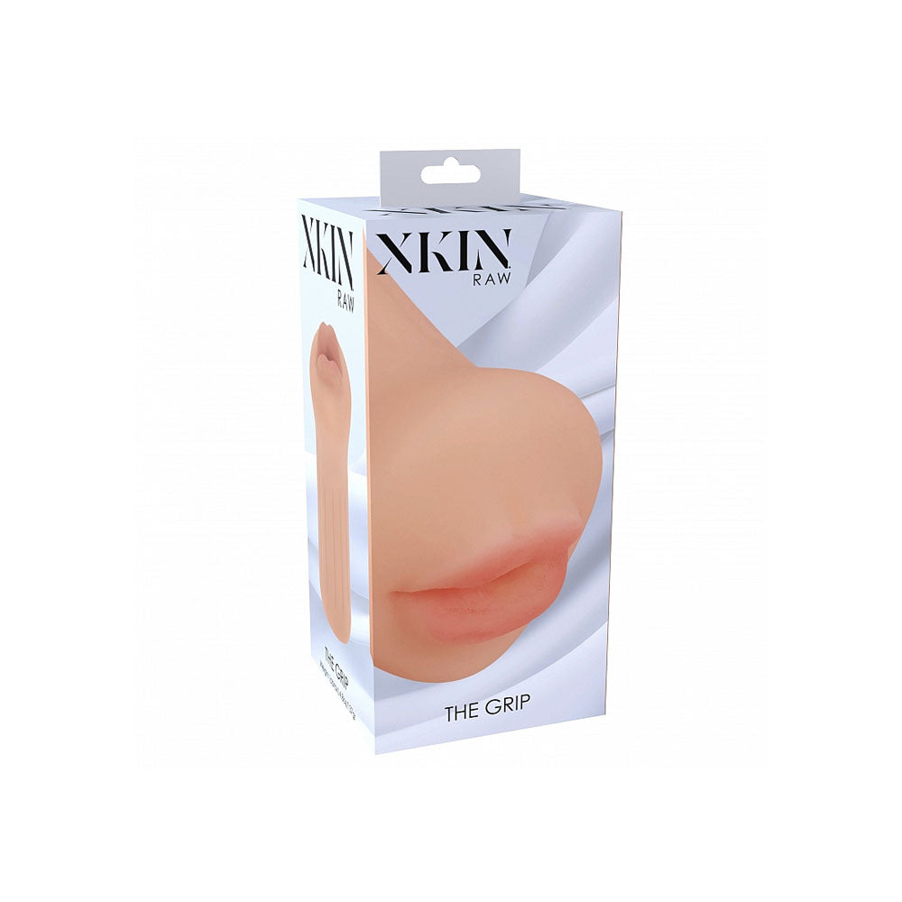 XKIN Raw - The Grip - Flesh 12 cm Mouth Stroker Shots Toys