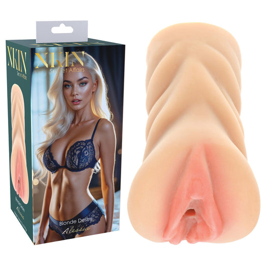 XKIN Alessia Flesh 12cm vagina stroker - ClubX Australia