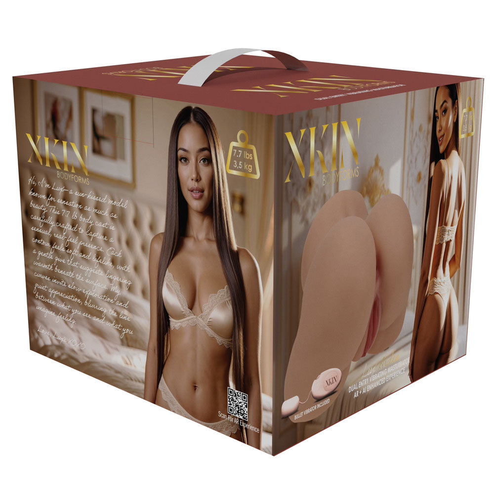 XKIN Bodyforms - Lux Arden - Tan Doggy-Style Torso Masturbator Shots Toys