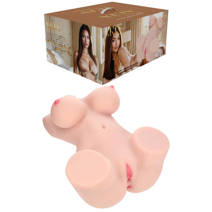 XKIN Bodyforms - Aveline Luxe - Flesh Lifelike Mini Torso Masturbator Shots Toys
