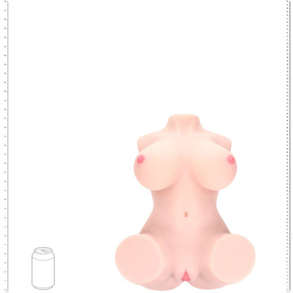 XKIN Bodyforms - Aveline Luxe - Flesh Lifelike Mini Torso Masturbator Shots Toys