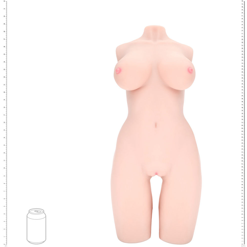 XKIN Bodyforms - Lyla Rose - Flesh Lifelike Torso Masturbator Shots Toys