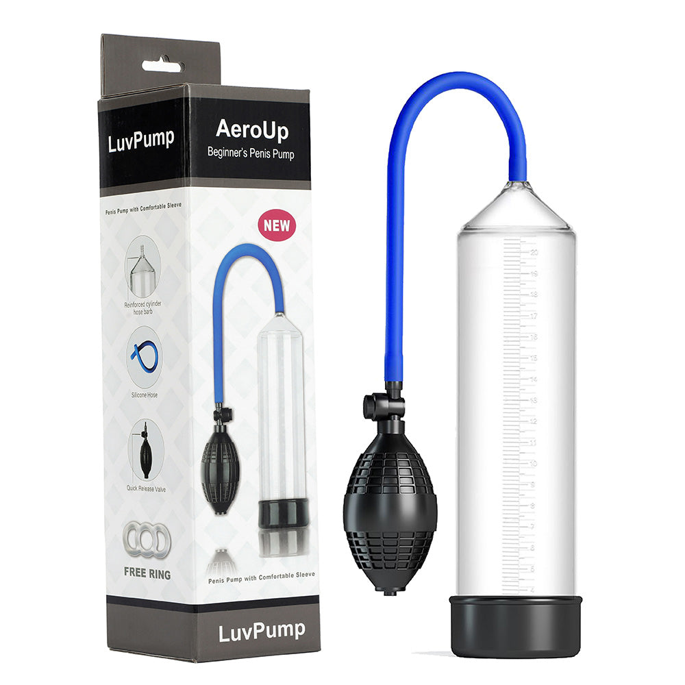 LuvPump AeroUp Beginners Penis Pump - Clear Penis Pump LuvPump
