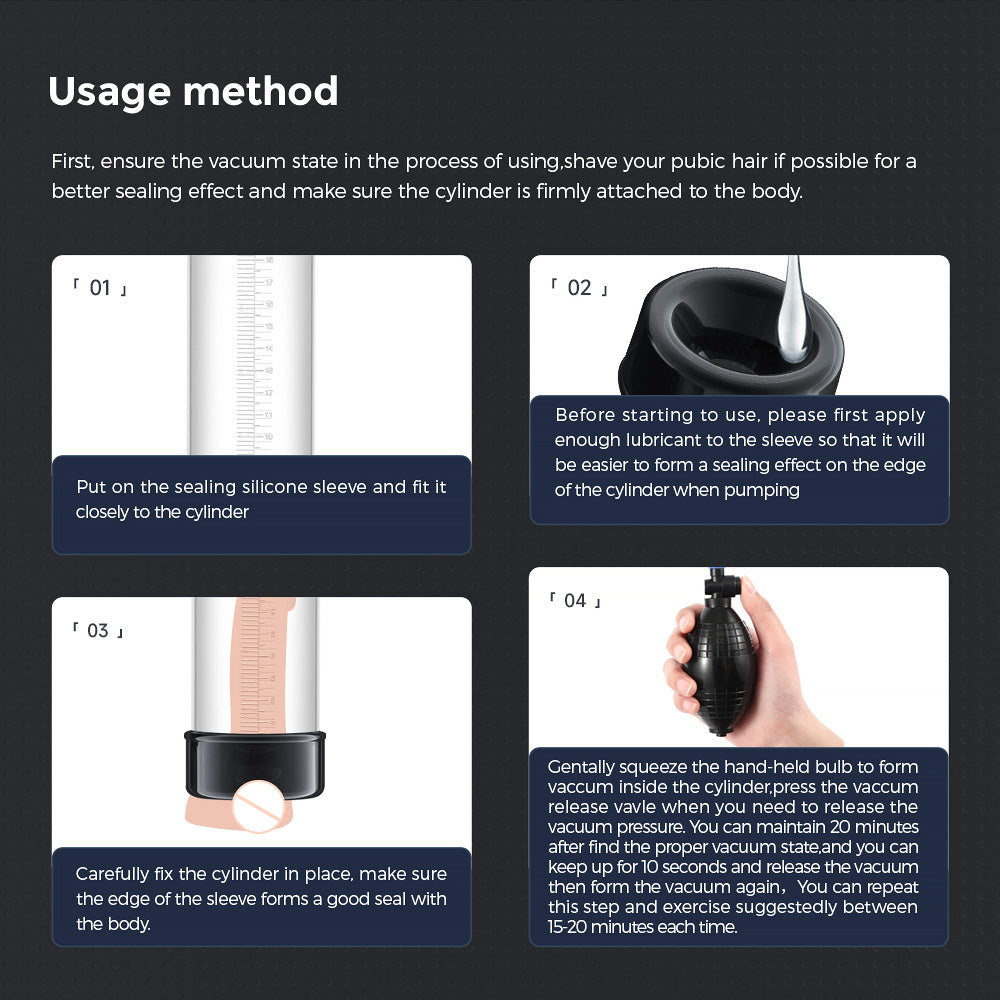 LuvPump AeroUp Beginners Penis Pump - Clear Penis Pump LuvPump