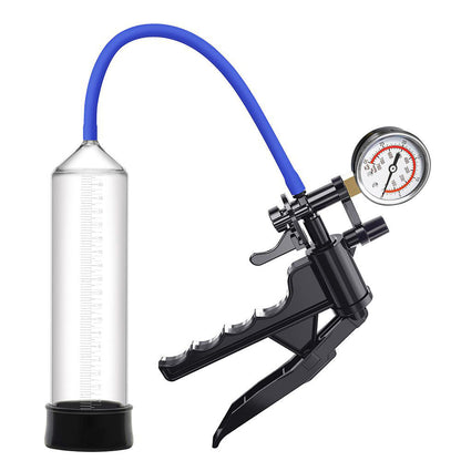 LuvPump ProXtra Professional Gauge Power Pump - Clear Penis Pump with Pressure Gauge LuvPump