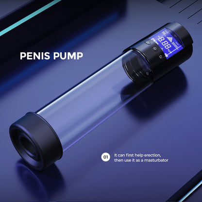 LuvPump Smart Penis Pump - Clear USB Rechargeable Automatic Penis Pump LuvPump