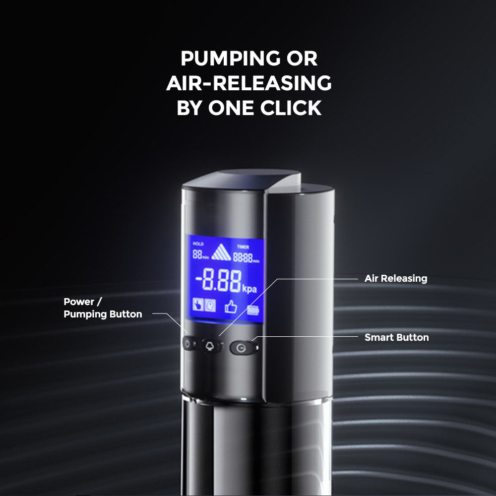 LuvPump Smart Penis Pump - Clear USB Rechargeable Automatic Penis Pump LuvPump