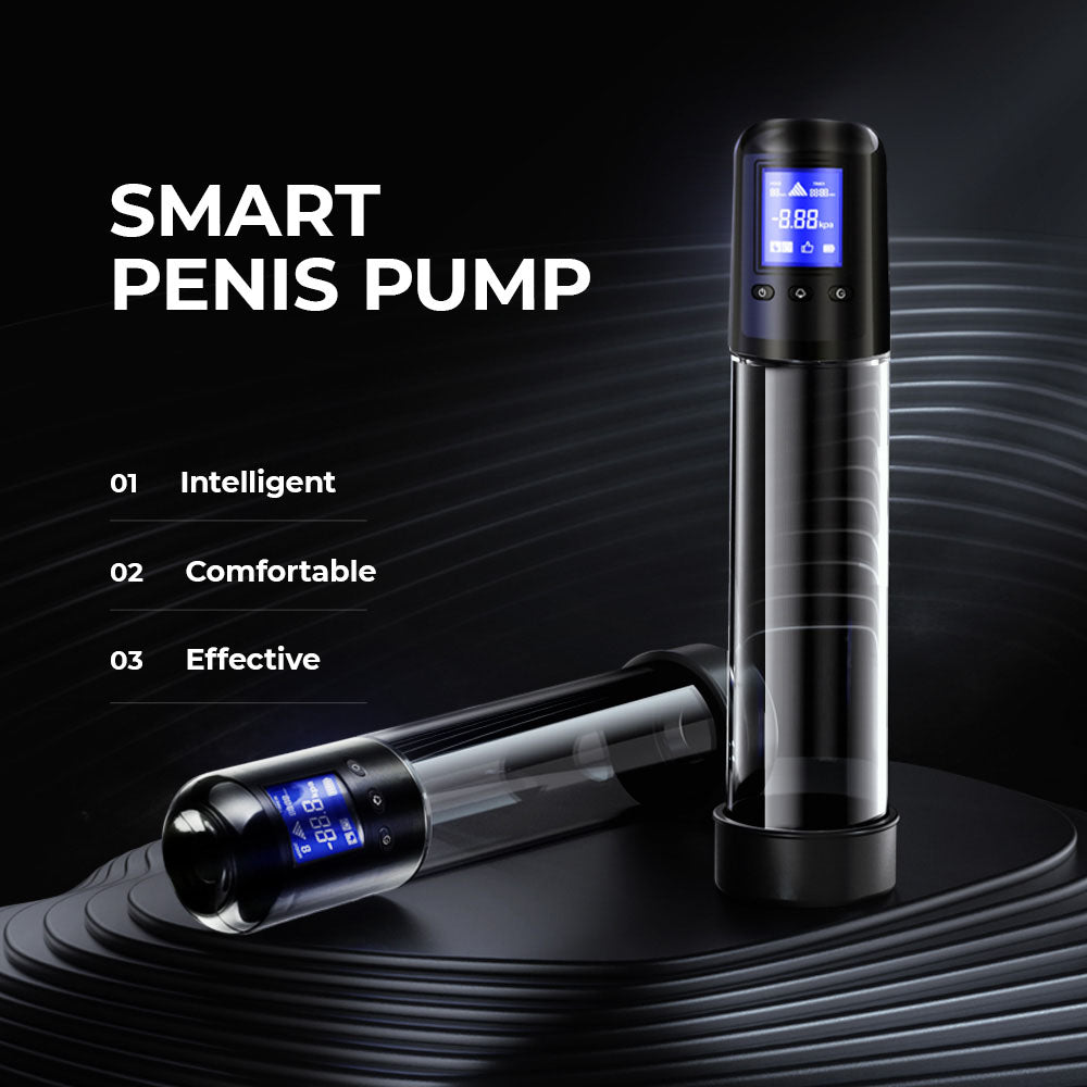 LuvPump Smart Penis Pump - Clear USB Rechargeable Automatic Penis Pump LuvPump