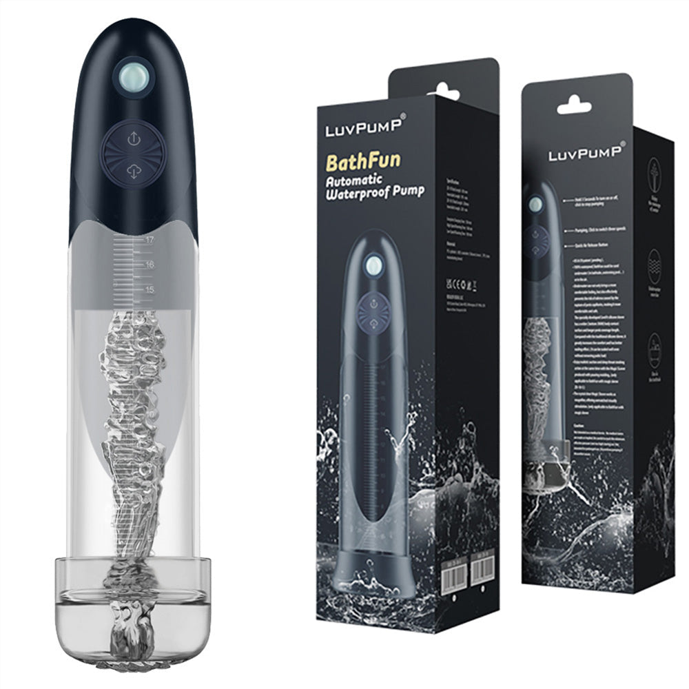 LuvPump BathFun - USB Rechargeable Waterproof Automatic Penis Pump LuvPump
