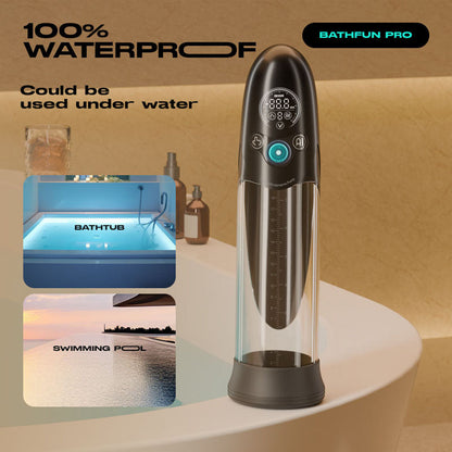 LuvPump Bathfun Pro - USB Rechargeable Waterproof Smart Automatic Penis Pump LuvPump