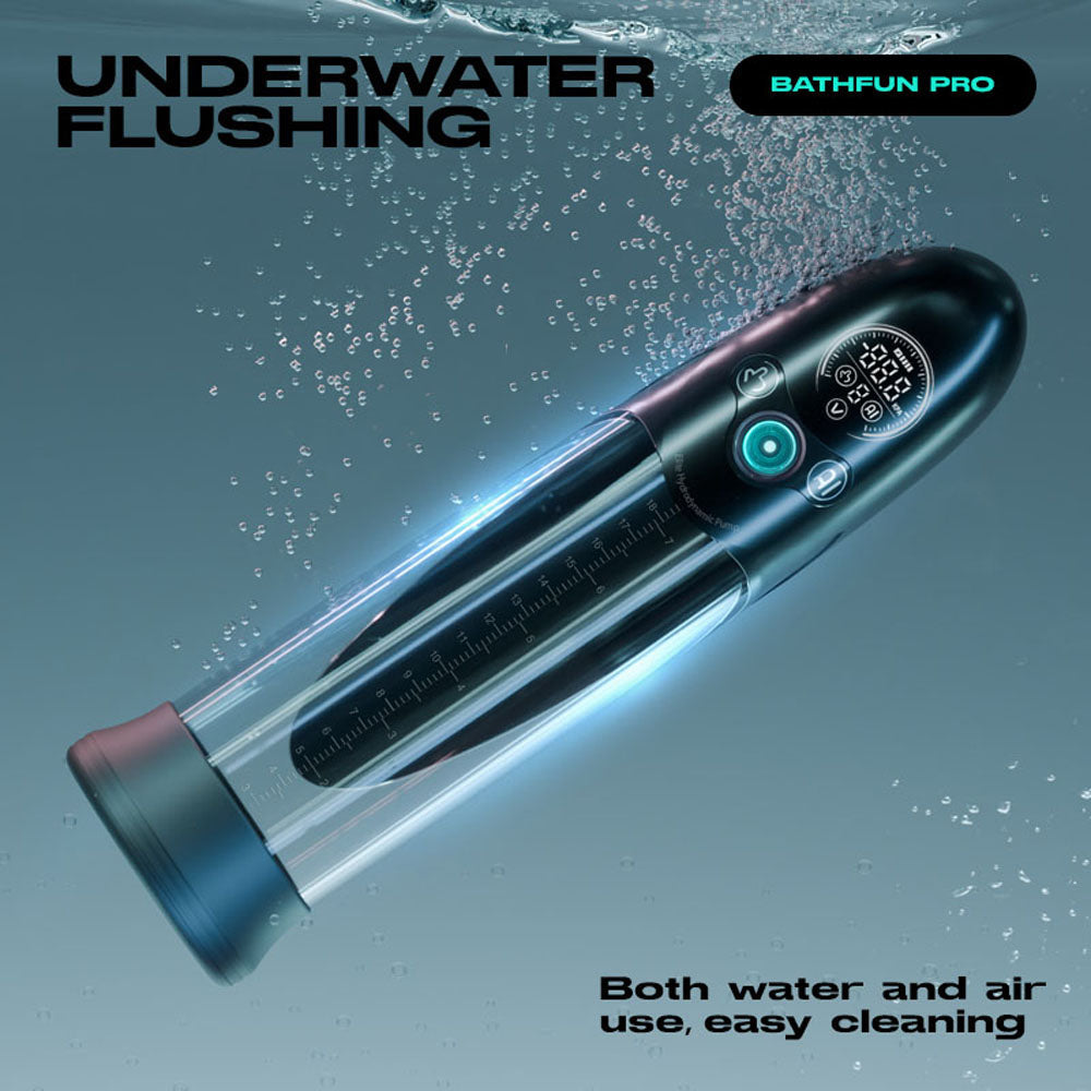 LuvPump Bathfun Pro - USB Rechargeable Waterproof Smart Automatic Penis Pump LuvPump