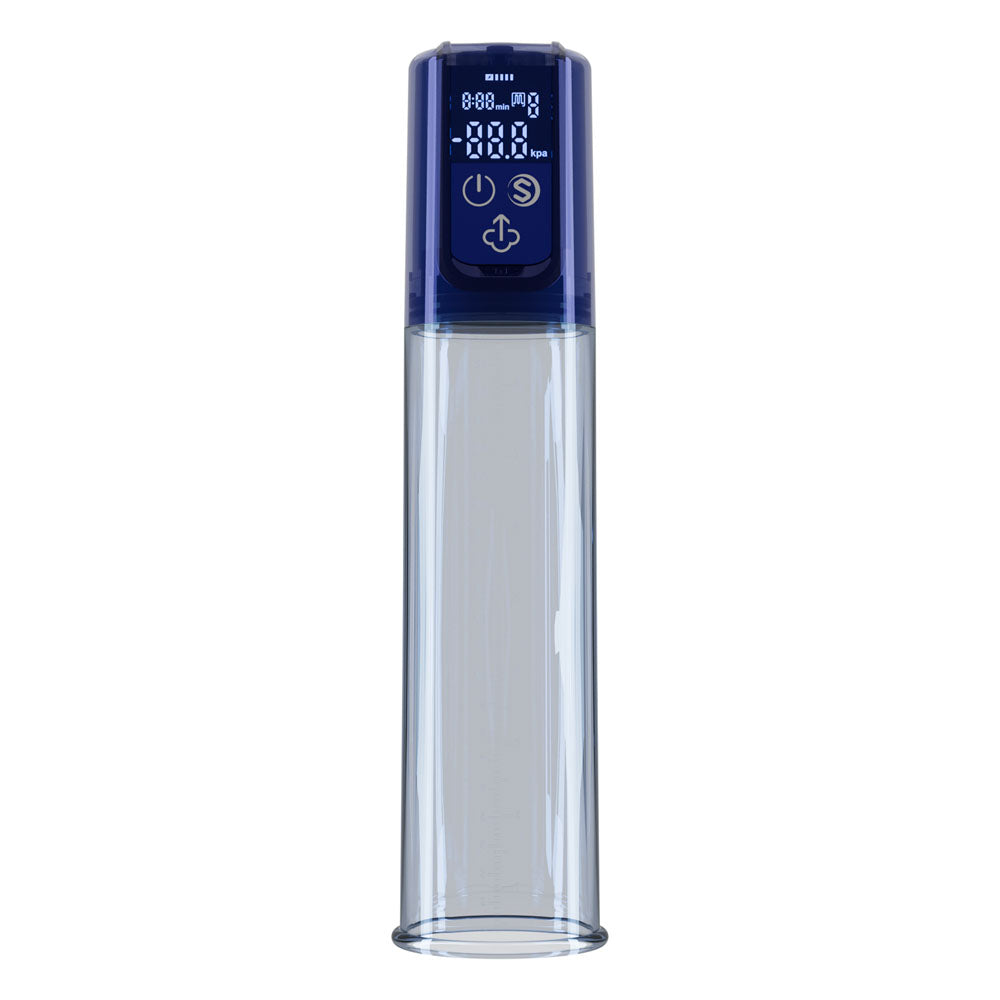 LuvPump Bathfun Smart Aqua Penis Pump - Blue USB-C Rechargeable Waterproof Automatic Penis Pump LuvPump