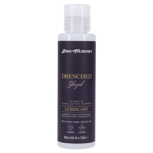 Zero Tolerance DRENCHED GLAZED - Hybrid Cum Lubricant - 120 ml Bottle White - Club X