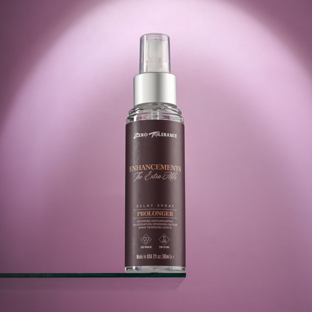 Zero Tolerance Enhancements - The Extra Mile - Delay Spray for Men - 60 ml Spray Zero Tolerance