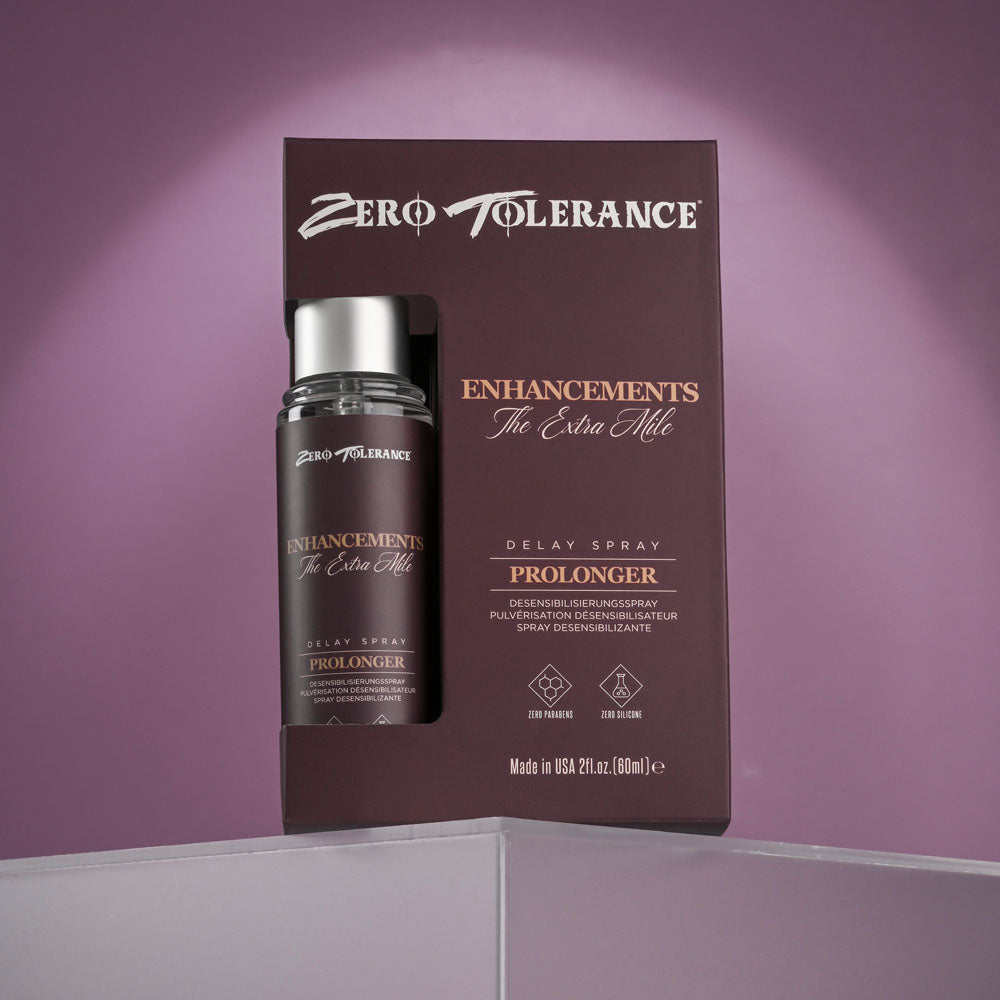Zero Tolerance Enhancements - The Extra Mile - Delay Spray for Men - 60 ml Spray Zero Tolerance
