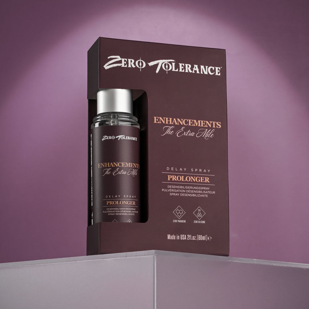 Zero Tolerance Enhancements - The Extra Mile - Delay Spray for Men - 60 ml Spray Zero Tolerance