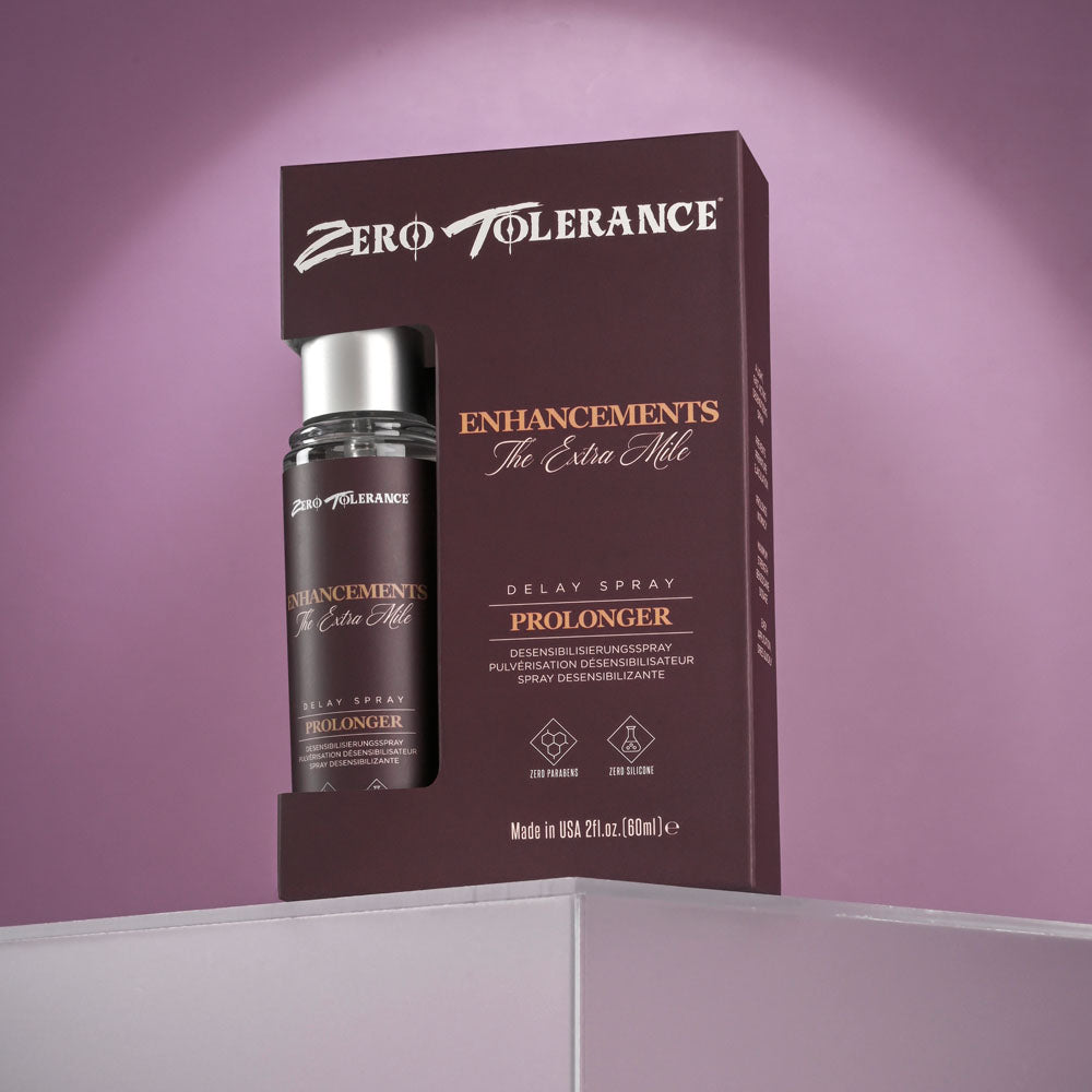Zero Tolerance Enhancements - The Extra Mile - Delay Spray for Men - 60 ml Spray Zero Tolerance