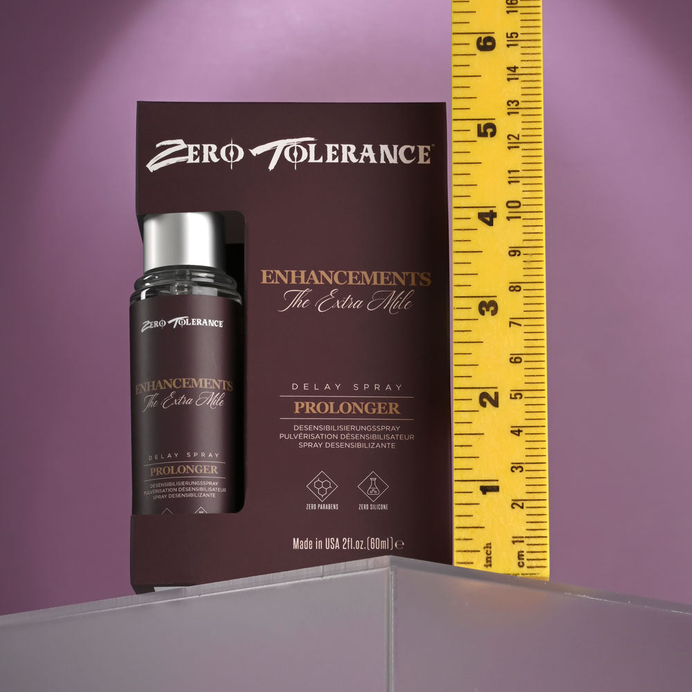 Zero Tolerance Enhancements - The Extra Mile - Delay Spray for Men - 60 ml Spray Zero Tolerance