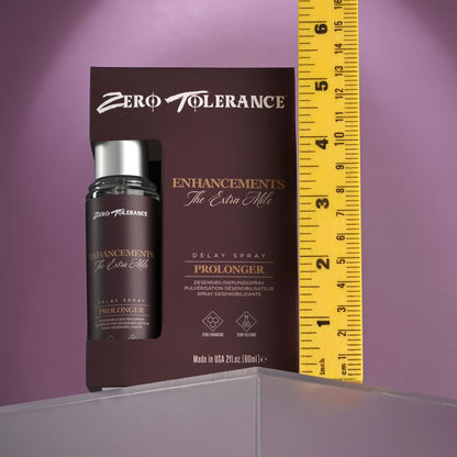 Zero Tolerance Enhancements - The Extra Mile - Delay Spray for Men - 60 ml Spray Zero Tolerance