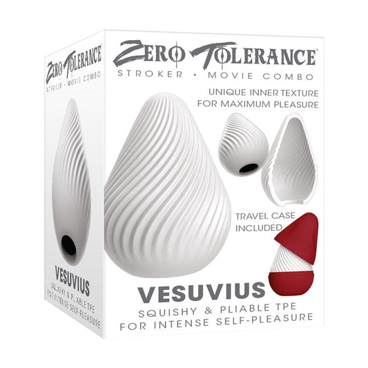 Zero Tolerance VESUVIUS - White Mini Stroker Egg Zero Tolerance