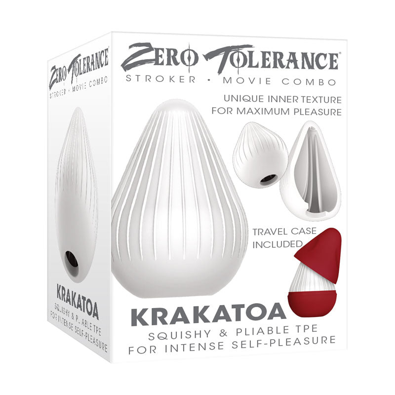 Zero Tolerance KRAKATOA - White Mini Stroker Egg Zero Tolerance
