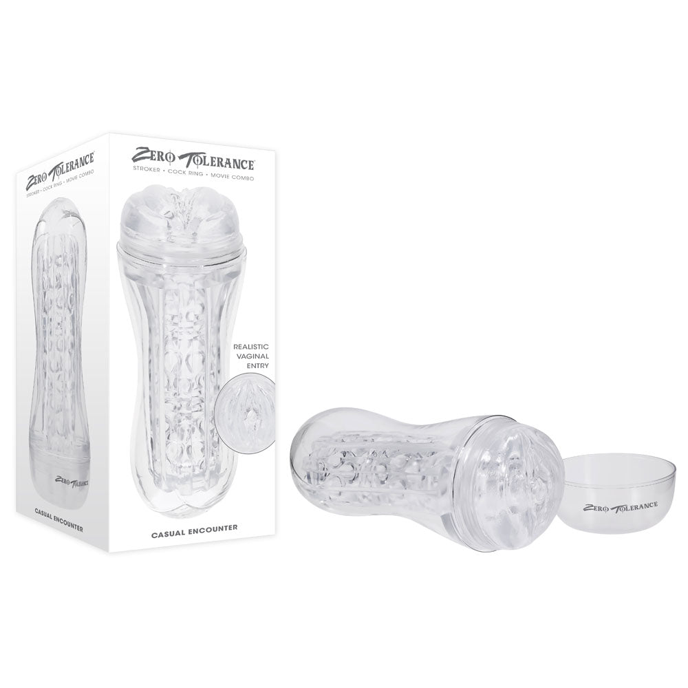 Zero Tolerance CASUAL ENCOUNTER - Clear Vagina Stroker Zero Tolerance