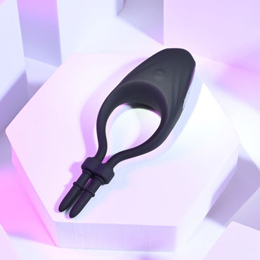 Zero Tolerance PERFECT FIT - Black USB Rechargeable Vibrating Lasso Cock Ring Zero Tolerance