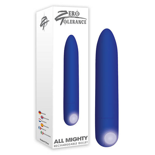 Zero Tolerance All Mighty Bullet - Purple 9.1 cm (3.6'') USB Rechargeable Bullet Zero Tolerance