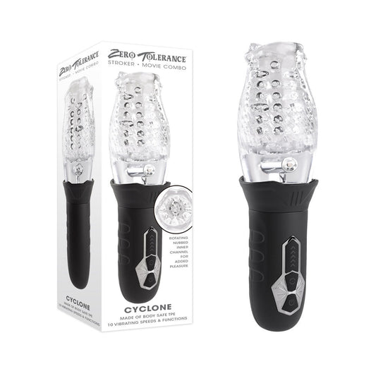 Zero Tolerance CYCLONE - USB Rechargeable Spinning & Vibrating Stroker Default Title - Club X